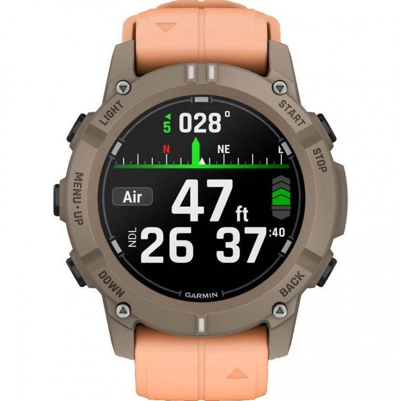Смарт-годинник Garmin Descent G2 Paloma with Shell Pink Band (010-02986-01)  Фото №1