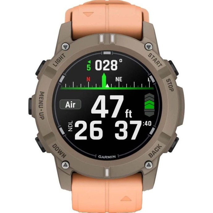 Смарт-годинник Garmin Descent G2 Paloma with Shell Pink Band (010-02986-01)  Фото №1