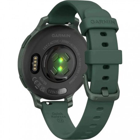 Смарт-годинник Garmin Lily 2 Active Jasper Green with Jasper Green Silicone Band (010-02891-02)  Фото №12