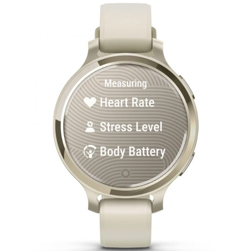 Смарт-годинник Garmin Lily 2 Active Lunar Gold with Bone Silicone Band (010-02891-00)  Фото №2