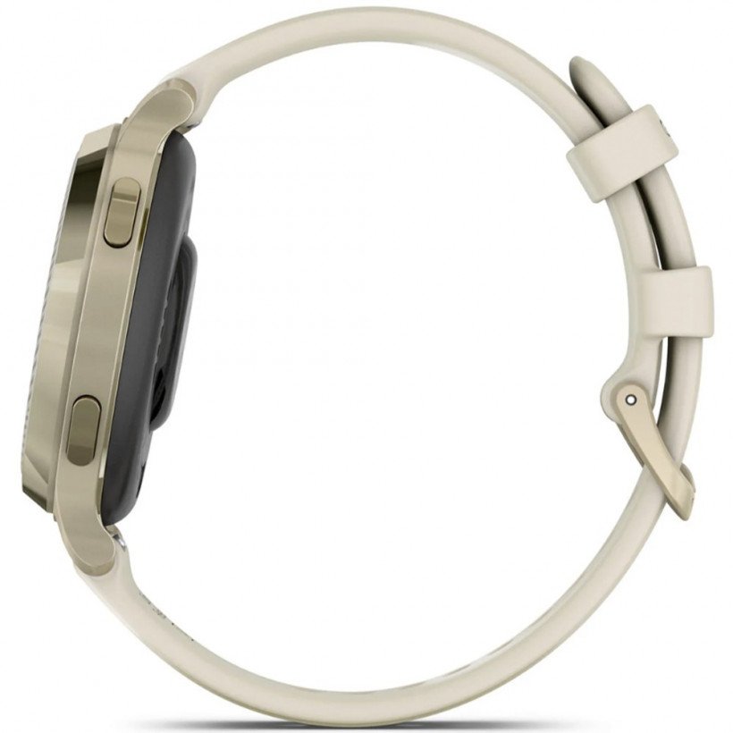 Смарт-годинник Garmin Lily 2 Active Lunar Gold with Bone Silicone Band (010-02891-00)  Фото №4