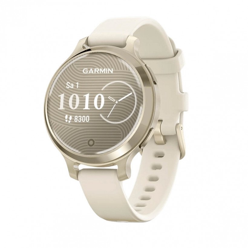Смарт-годинник Garmin Lily 2 Active Lunar Gold with Bone Silicone Band (010-02891-00)  Фото №6