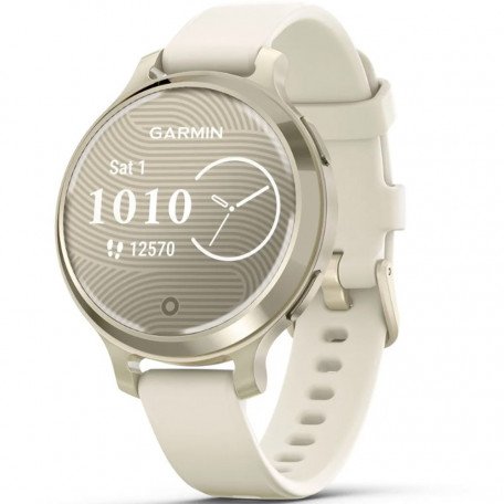 Смарт-годинник Garmin Lily 2 Active Lunar Gold with Bone Silicone Band (010-02891-00)  Фото №0