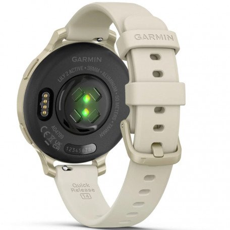 Смарт-годинник Garmin Lily 2 Active Lunar Gold with Bone Silicone Band (010-02891-00)  Фото №5