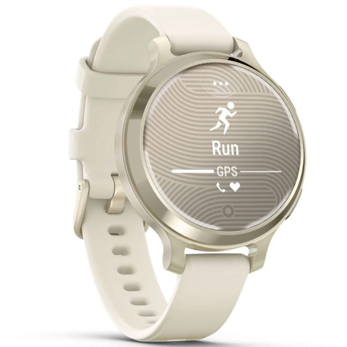 Смарт-годинник Garmin Lily 2 Active Lunar Gold with Bone Silicone Band (010-02891-00)  Фото №1