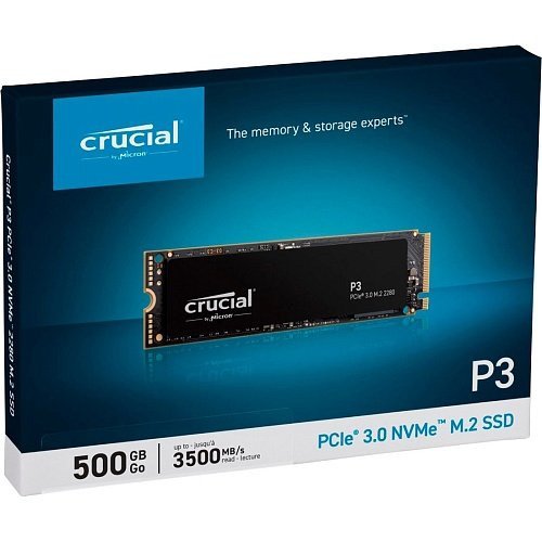 SSD накопичувач Crucial P3 500 GB (CT500P3SSD8)  Фото №2