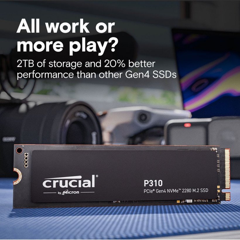SSD накопичувач Crucial P310 1 TB (CT1000P310SSD8)  Фото №1