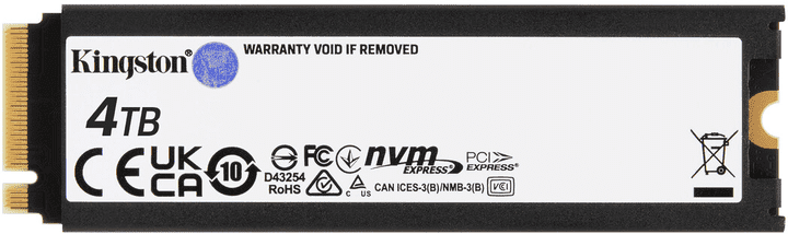 SSD накопичувач Kingston FURY Renegade 4 TB with Heatsink (SFYRDK/4000G)  Фото №1