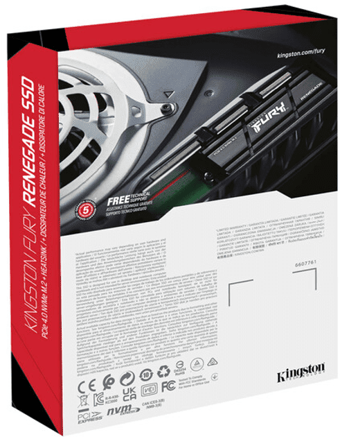 SSD накопичувач Kingston FURY Renegade 4 TB with Heatsink (SFYRDK/4000G)  Фото №5
