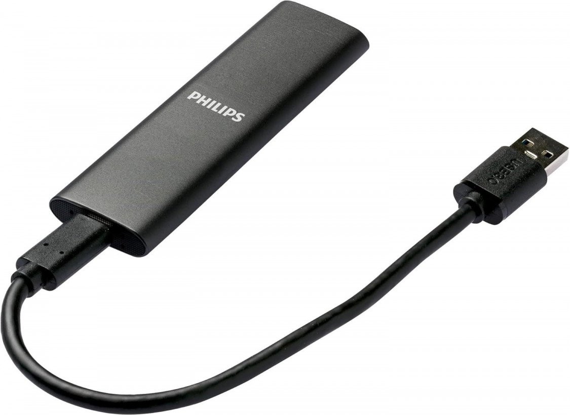 SSD накопитель Philips External Ultra Speed Space 1 TB (FM01SS030P/00)  Фото №3
