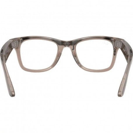 Смарт-окуляри Ray-Ban Meta Wayfarer Large - Clear / Watermelon Red Transitions (RW4008 6705P5 53-22)  Фото №3