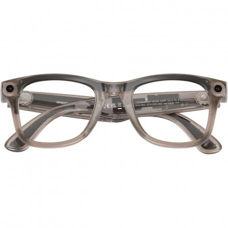 Смарт-окуляри Ray-Ban Meta Wayfarer Large - Clear / Watermelon Red Transitions (RW4008 6705P5 53-22)  Фото №4