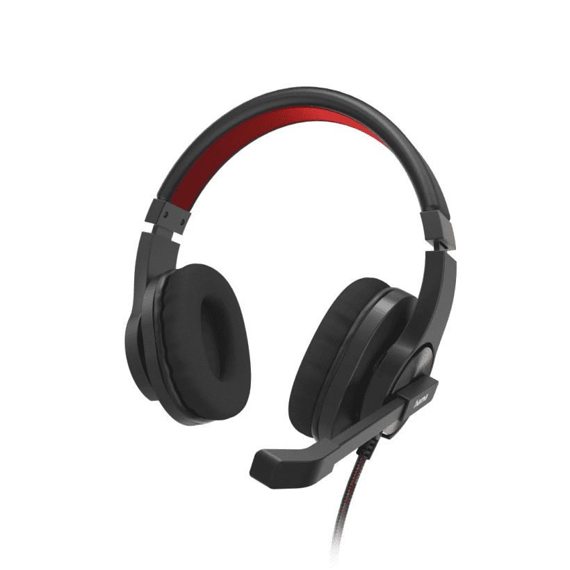 Навушники з мікрофоном HAMA HS-USB400 Black  Фото №3