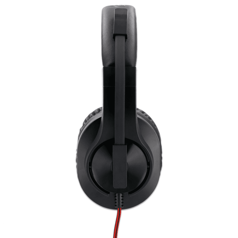 Навушники з мікрофоном HAMA HS-USB400 Black  Фото №4