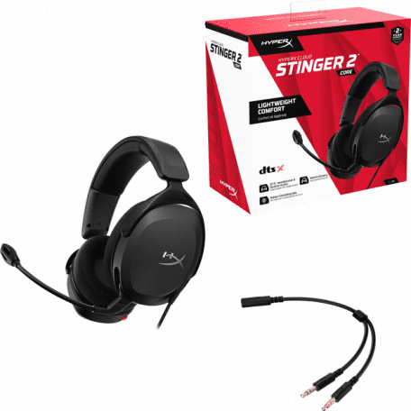 Навушники з мікрофоном HyperX Cloud Stinger 2 Core Wired Black (683L9AA)  Фото №6