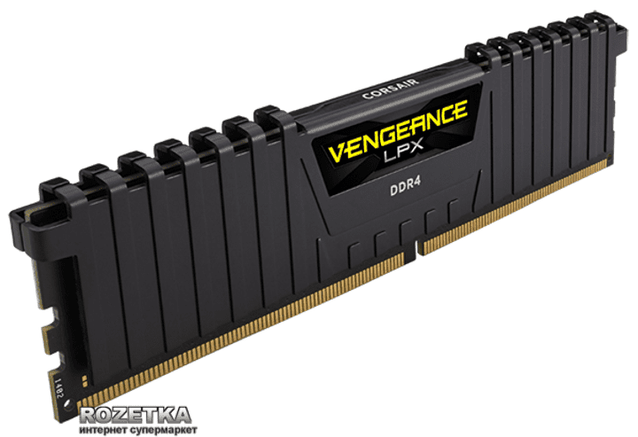Память для настольных компьютеров Corsair 16 GB (2x8GB) DDR4 3200 MHz (CMK16GX4M2B3200C16)  Фото №1