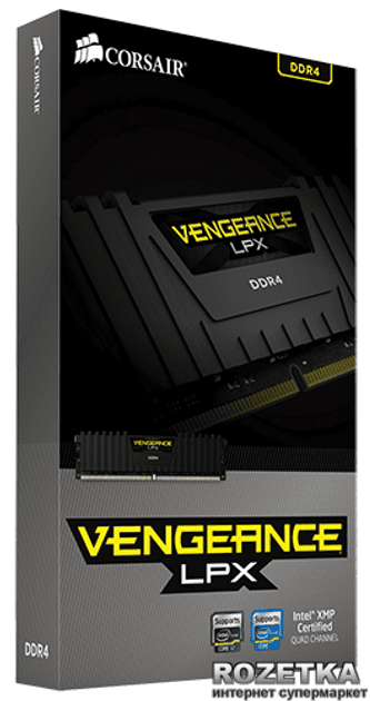 Память для настольных компьютеров Corsair 16 GB (2x8GB) DDR4 3200 MHz (CMK16GX4M2B3200C16)  Фото №3