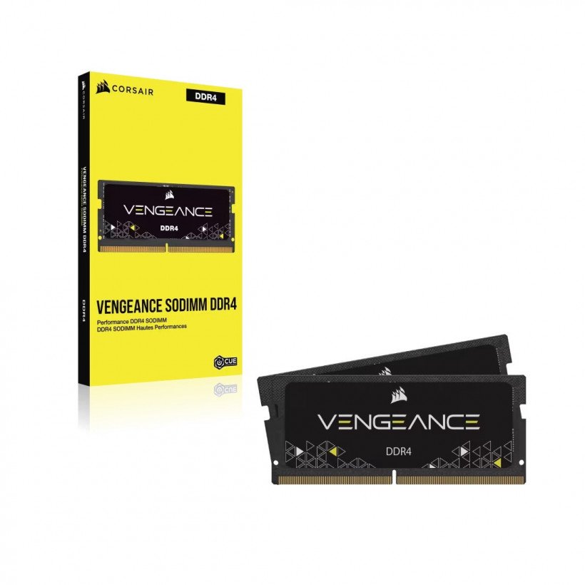 Память для ноутбука Corsair 64 GB (2x32GB) SO-DIMM DDR4 Vengeance (CMSX64GX4M2A3200C22)  Фото №2