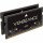 Память для ноутбука Corsair 64 GB (2x32GB) SO-DIMM DDR4 Vengeance (CMSX64GX4M2A3200C22)  Фото №0