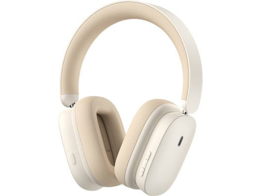 Навушники з мікрофоном Baseus Bowie H1 Creamy White (NGTW230002)  Фото №0