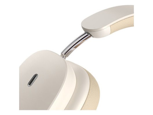 Навушники з мікрофоном Baseus Bowie H1 Creamy White (NGTW230002)  Фото №3