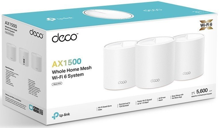 Mesh-система TP-Link Deco X10 3-pack  Фото №2