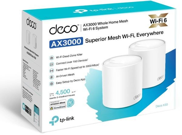 Mesh-система TP-Link Deco X50 2-Pack  Фото №0