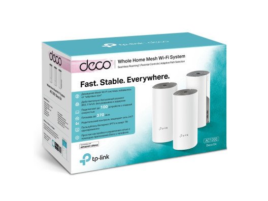 Mesh-система TP-Link Deco E4 (3-pack)  Фото №2