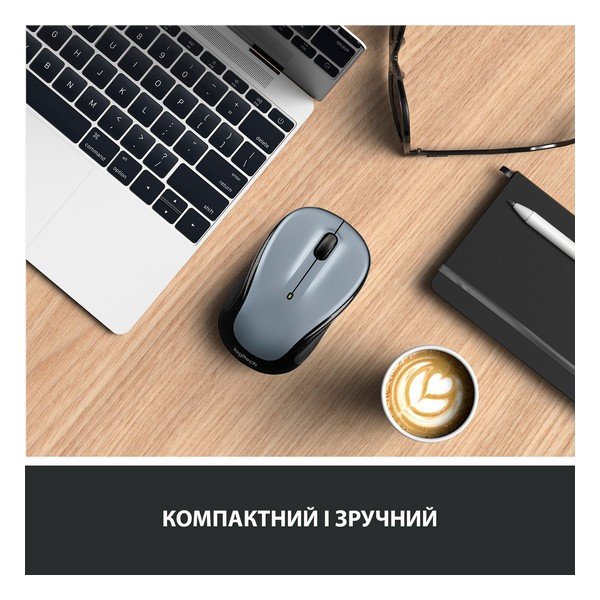 Мышь Logitech M325s Light Silver (910-006813)  Фото №1