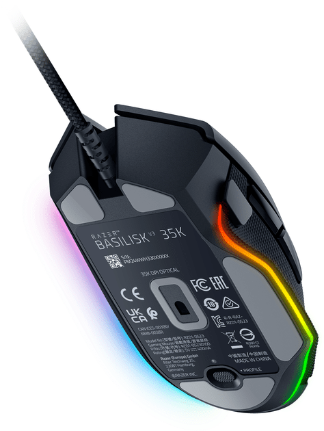 Миша Razer Basilisk V3 35K Black (RZ01-05230100-R3M1)  Фото №3