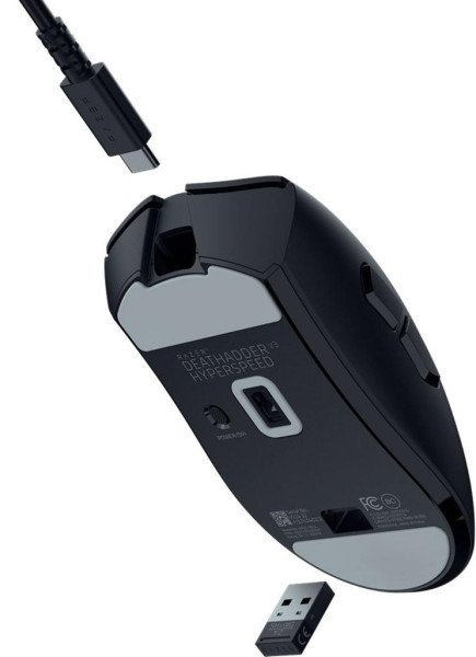 Миша Razer DeathAdder V3 HyperSpeed Black (RZ01-05140100-R3G1)  Фото №3