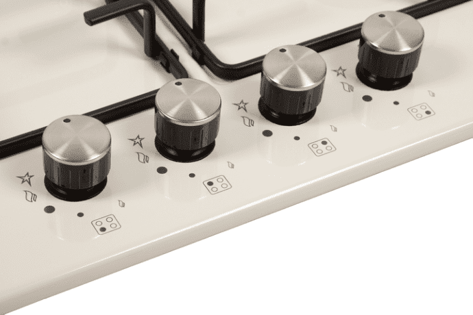 Газовая варочная поверхность Ventolux HG640-MA3 S (IVORY)  Фото №3