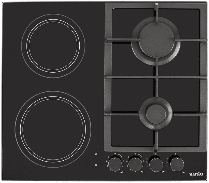 Комбинированная варочная поверхность Ventolux HG622 B9G CS (BK)