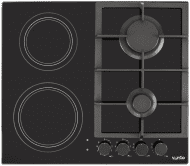 Комбинированная варочная поверхность Ventolux HG622 B9G CS (BK) Комбинированная варочная поверхность Ventolux HG622 B9G CS (BK)
