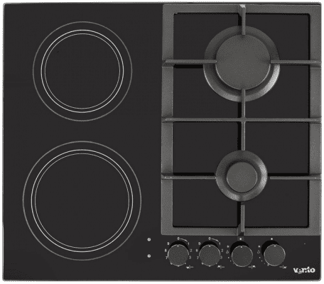 Комбинированная варочная поверхность Ventolux HG622 B9G CS (BK)