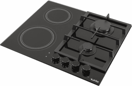 Комбинированная варочная поверхность Ventolux HG622 B9G CS (BK)  Фото №1