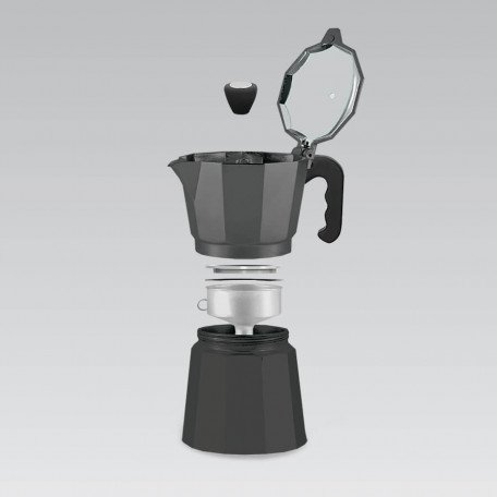 Кавоварка гейзерна Maestro MR-1666-3-BLACK  Фото №0