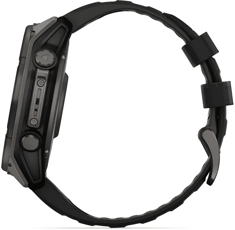 Смарт-годинник Garmin Fenix 8 51mm Solar Sapphire Carbon Gray DLC Titanium w. Black/Pebble Gray S. Band (010-02907-10/11/7)  Фото №11