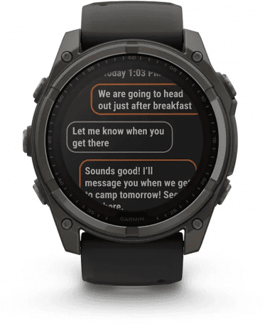 Смарт-годинник Garmin Fenix 8 51mm Solar Sapphire Carbon Gray DLC Titanium w. Black/Pebble Gray S. Band (010-02907-10/11/7)  Фото №9