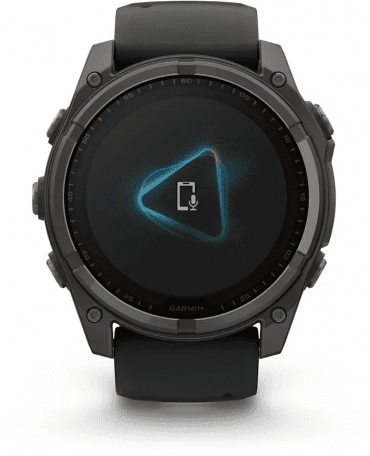Смарт-годинник Garmin Fenix 8 51mm Solar Sapphire Carbon Gray DLC Titanium w. Black/Pebble Gray S. Band (010-02907-10/11/7)  Фото №10