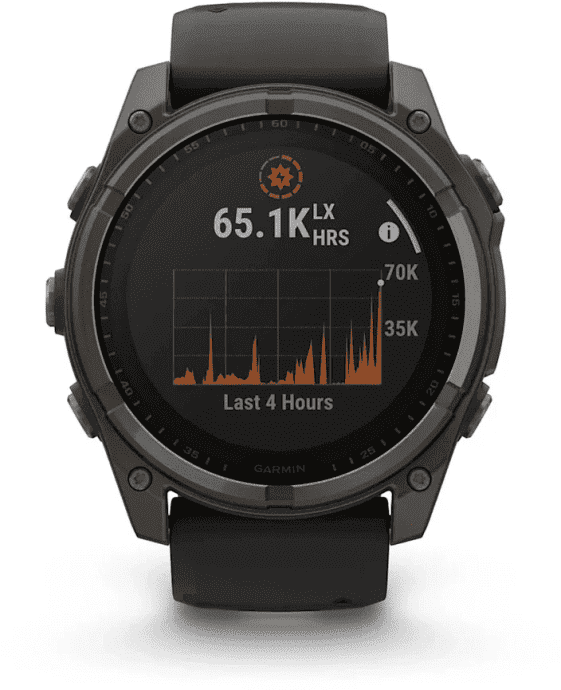 Смарт-часы Garmin Fenix 8 51mm Solar Sapphire Carbon Gray DLC Titanium w. Black/Pebble Gray S. Band (010-02907-10/11/7)