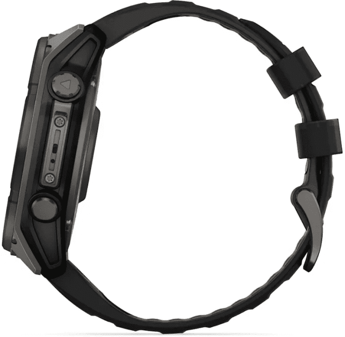 Смарт-часы Garmin Fenix 8 51mm Solar Sapphire Carbon Gray DLC Titanium w. Black/Pebble Gray S. Band (010-02907-10/11/7)  Фото №11