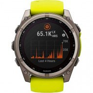 Смарт-годинник Garmin Fenix 8 51mm Solar Sapphire Titanium w. Amp Yellow/Graphite Silicone Band (010-02907-20/21) Смарт-годинник Garmin Fenix 8 51mm Solar Sapphire Titanium w. Amp Yellow/Graphite Silicone Band (010-02907-20/21)