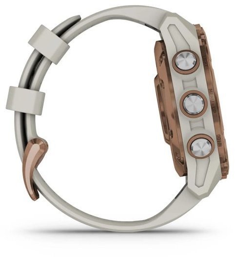 Смарт-часы Garmin Descen Mk3i - 43 мм Bronze PVD Titanium with French Gray Silicone Band (010-02753-13/14)  Фото №6