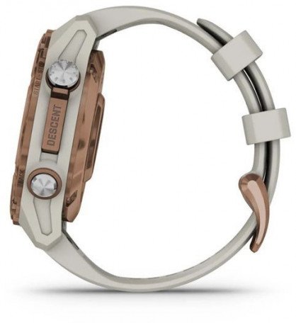 Смарт-часы Garmin Descen Mk3i - 43 мм Bronze PVD Titanium with French Gray Silicone Band (010-02753-13/14)  Фото №2