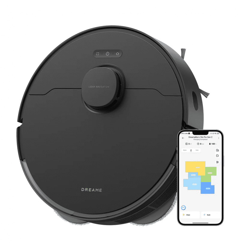Робот-пилосос миючий Dreame Bot L10s Pro Gen2 (RLL42SDA) Black