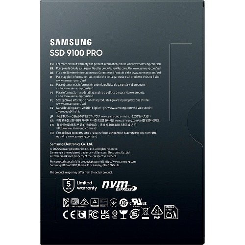 SSD накопичувач Samsung 9100 PRO 4 TB (MZ-VAP4T0BW)  Фото №6