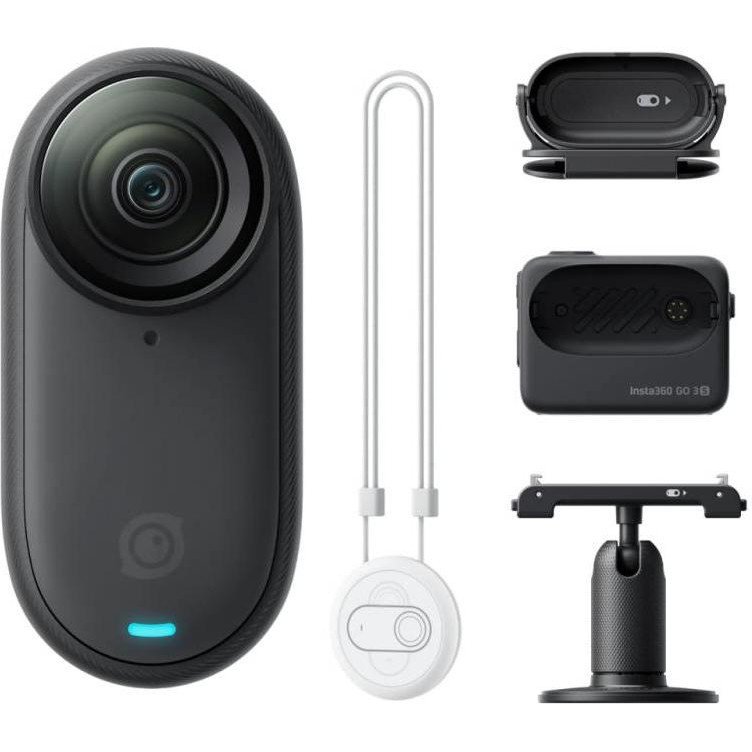 Екшн-камера Insta360 GO 3S 4K Standard Bundle 128GB Black (CINSAATA_GO3S13)  Фото №4