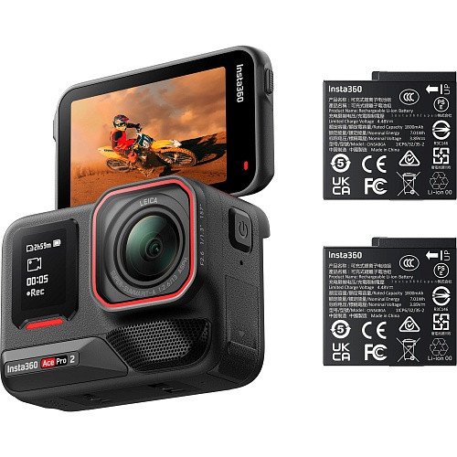 Екшн-камера Insta360 Ace Pro 2 Battery Bundle (CINSBBGA_ACEPRO208)  Фото №0