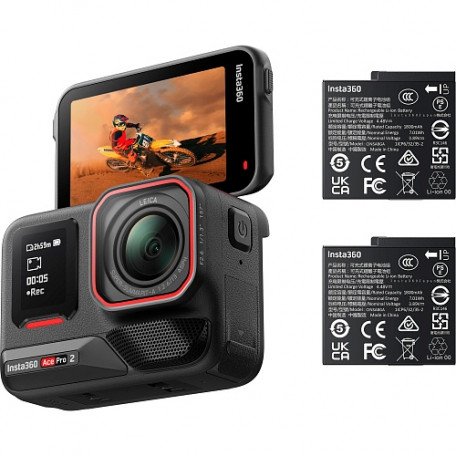 Екшн-камера Insta360 Ace Pro 2 Battery Bundle (CINSBBGA_ACEPRO208)  Фото №0